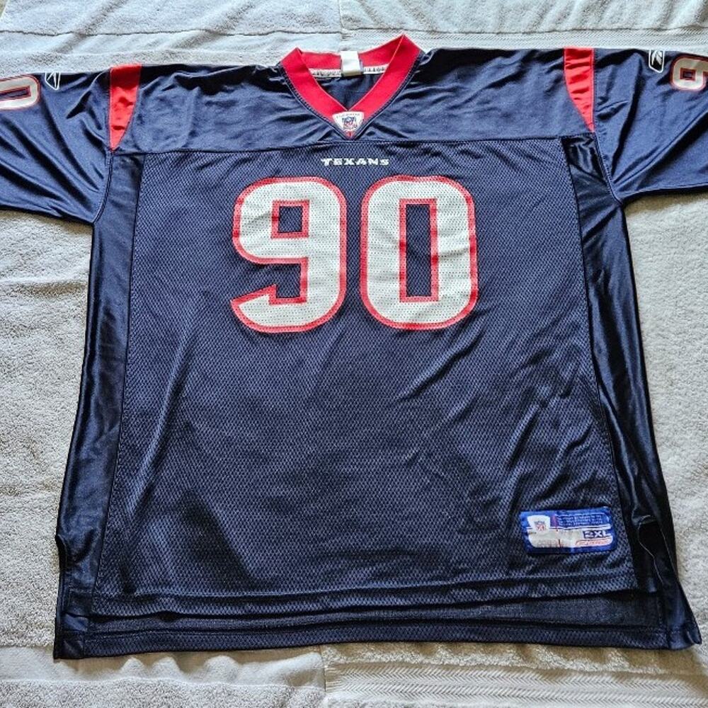 NFL Houston Texans Mario Williams jersey, size XXL men's on field style, used.